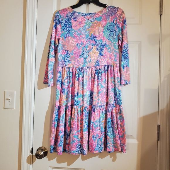Lilly Pulitzer Geanna Swing Dress Multi Splendor In The Sand XS - Picture 8 of 10